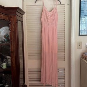 Dina Be long peach dress